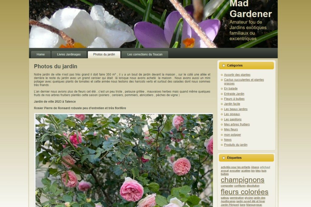 Mad Gardener un apprenti jardinier